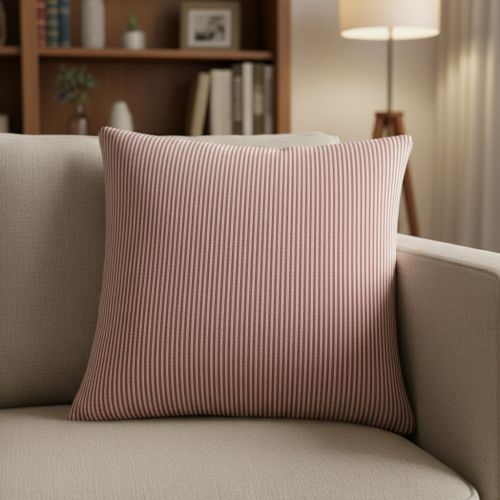 Decoration fabric DOBBY Colored stripe burgundy