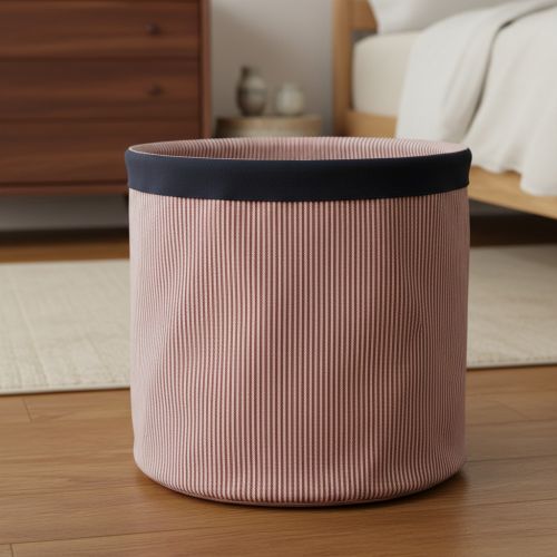 Decoration fabric DOBBY Colored stripe burgundy