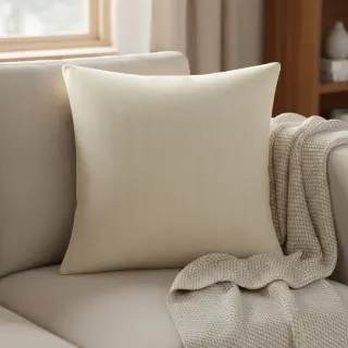 Decoration fabric DOBBY Colored stripe naturel