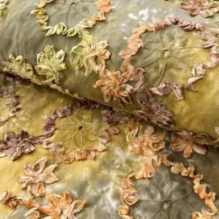 Cotton fabric TIE DYE EMBROIDERY Eva tape design E