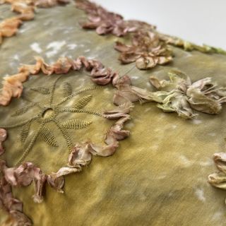 Cotton fabric TIE DYE EMBROIDERY Eva tape design E