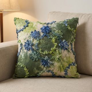 Cotton fabric TIE DYE EMBROIDERY Eva tape design A