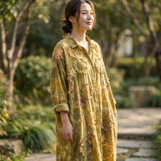 Cotton fabric TIE DYE EMBROIDERY Eva tape design E