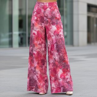 Cotton fabric TIE DYE EMBROIDERY Flora design D