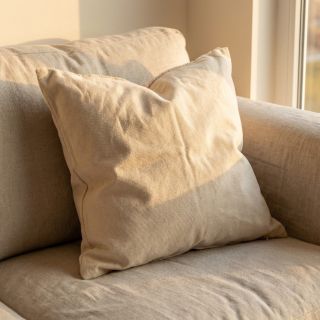 Decoration fabric Linenlook PLAIN ecru