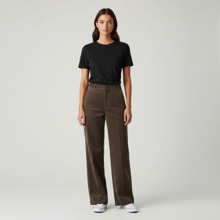 Fine corduroy dark brown