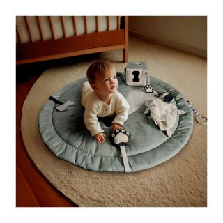 Cotton fabric Dog PANEL digital print