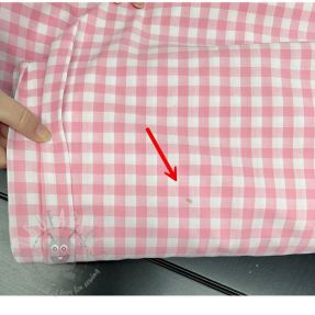 Cotton fabric Check rosa 2nd class