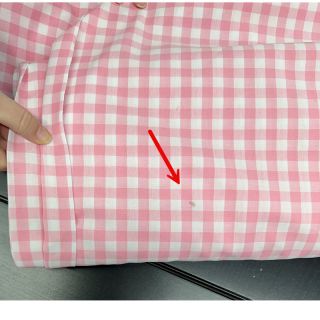 Cotton fabric Check rosa 2nd class