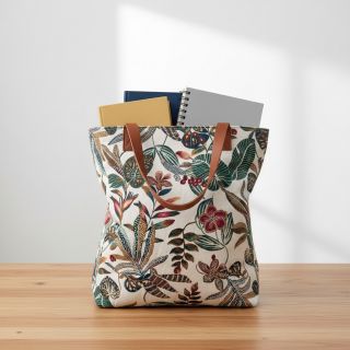 Decoration fabric jacquard Neroli allover blanc