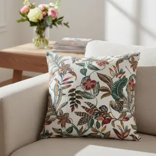 Decoration fabric jacquard Neroli allover blanc