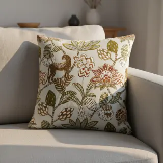 Decoration fabric jacquard Soliman allover blanc