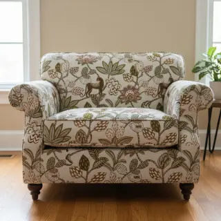 Decoration fabric jacquard Soliman allover blanc