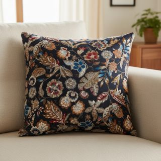 Decoration fabric jacquard Neroli allover nuit