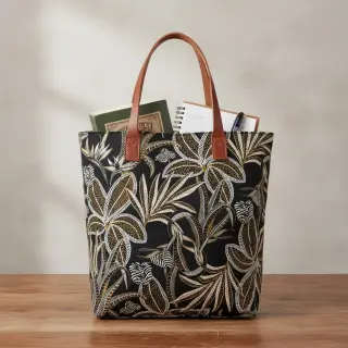 Decoration fabric jacquard Moranto allover noir