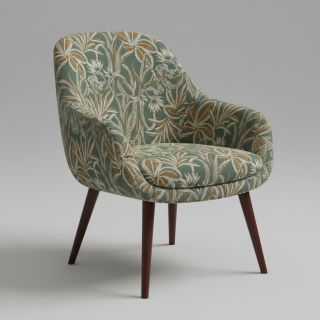 Decoration fabric jacquard Moranto allover kaki