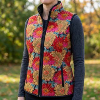 Decoration fabric jacquard Matcha allover rouge