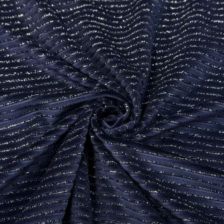 Cosy VELVET LUREX Stripe marine