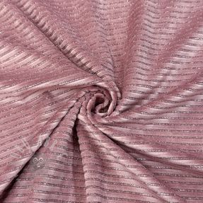 Cosy VELVET LUREX Stripe pink