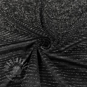 Cosy VELVET LUREX Stripe black