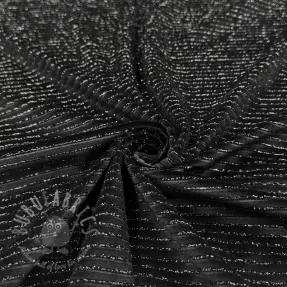 Cosy VELVET LUREX Stripe black