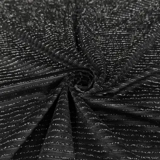Cosy VELVET LUREX Stripe black