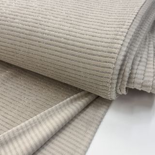 Cosy VELVET LUREX Stripe beige