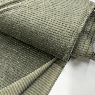 Cosy VELVET LUREX Stripe camo green