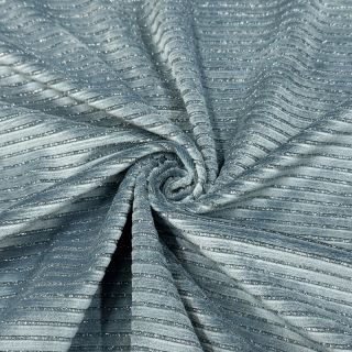 Cosy VELVET LUREX Stripe ocean green