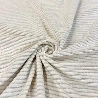 Cosy VELVET LUREX Stripe off white
