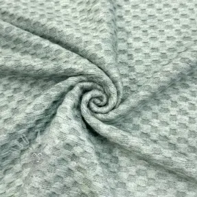 Knitted Angora honey ocean green
