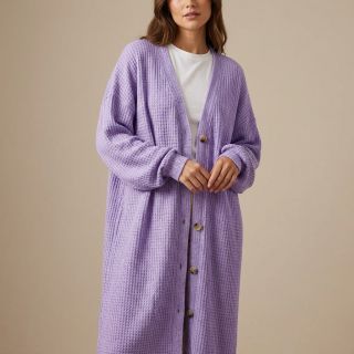 Knitted Angora honey lilac