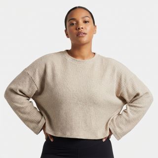 Knitted Angora honey natural