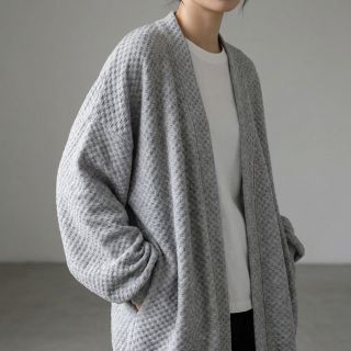 Knitted Angora honey light grey
