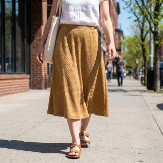 Knitted Angora honey beige