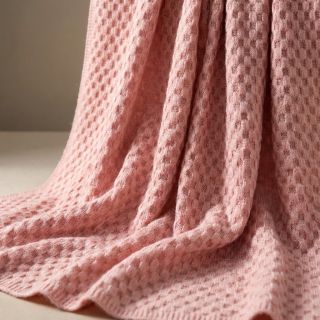 Knitted Angora honey baby pink