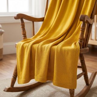 Knit fabrics BABY KNIT ochre