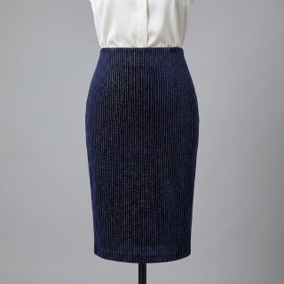 Cosy VELVET LUREX Stripe marine