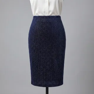 Cosy VELVET LUREX Stripe marine