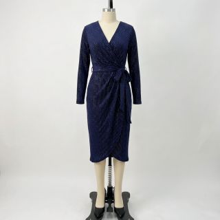 Cosy VELVET LUREX Stripe marine