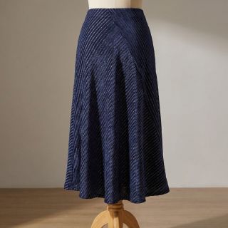 Cosy VELVET LUREX Stripe marine