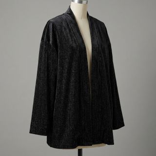 Cosy VELVET LUREX Stripe black