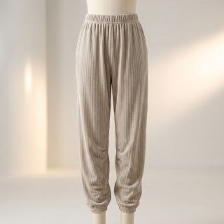 Cosy VELVET LUREX Stripe beige