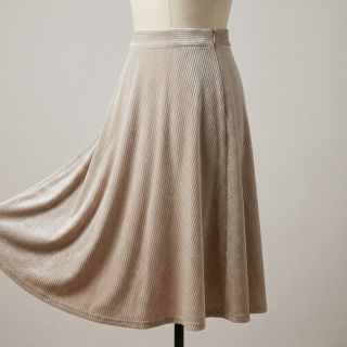 Cosy VELVET LUREX Stripe beige