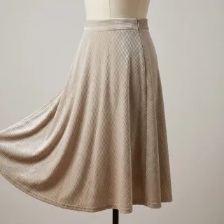 Cosy VELVET LUREX Stripe beige