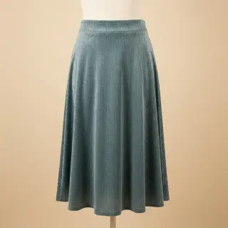 Cosy VELVET LUREX Stripe ocean green