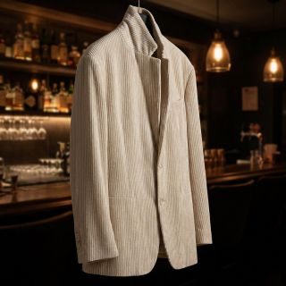 Cosy VELVET LUREX Stripe off white