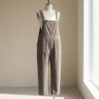 Corduroy 6W WASHED STRETCH stone