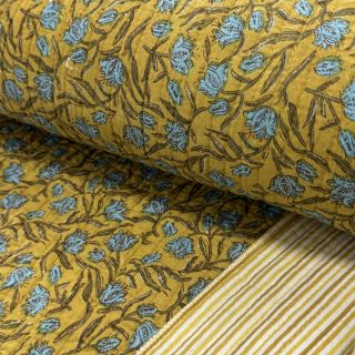 Cotton fabric QUILT Gange curcuma