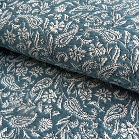 Decoration fabric jacquard Mumbai allover jade